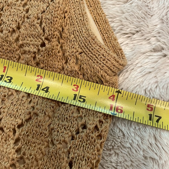 Boston Proper women’s gold maxi summer dress - Picture 8 of 8